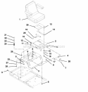 Seat_And_Seat_Support Diagram and Parts List for 915057 000101 Ariens Lawn Tractor