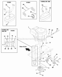 Engine_Exhaust_Belts_And_Idlers Diagram and Parts List for 915057 000101 Ariens Lawn Tractor
