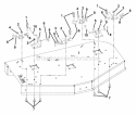 Handle_And_Stabilizer_Brackets Diagram and Parts List for 915057 005000 Ariens Lawn Tractor