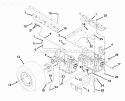 Transaxle_Dump_Valves_And_Rear_Wheels Diagram and Parts List for 915057 005000 Ariens Lawn Tractor