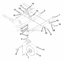 Front_Axle_Tires_And_Bumper Diagram and Parts List for 915057 005000 Ariens Lawn Tractor
