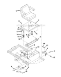 Part Location Diagram of 00288851 Ariens Bracket, Seat Spring
