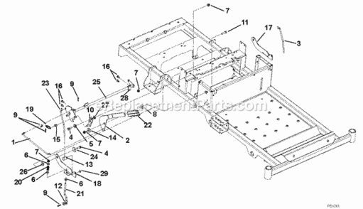 Page J Diagram and Parts List for 915157 000101-009999 Ariens Lawn Tractor