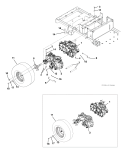 Part Location Diagram of 03958000 Ariens Asm- Wheel Hub