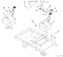 Fuel Tank Diagram and Parts List for 915159 000101-009999 Ariens Lawn Tractor