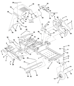 Part Location Diagram of 06500810 Ariens Nut-nyl-flg .50-13 Gf Zcc