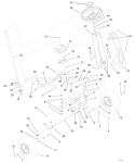 Part Location Diagram of 03751851 Ariens Support, Steering Gear