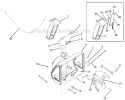 Auger and Chute Diagram and Parts List for 916003 000101- Ariens Snow Blower