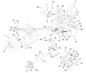 Drive Motor and Belt Drive Diagram and Parts List for 916003 000101- Ariens Snow Blower