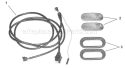 Light Kit Diagram and Parts List for 917001 000101 Ariens Log Splitter