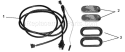 Part Location Diagram of 03888500 Ariens Grommet, Tail Light Mounting