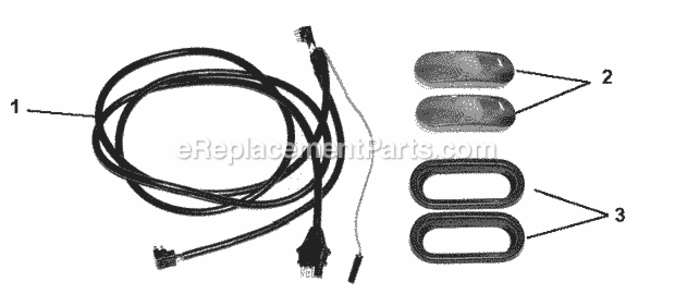 Light_Harness_Kit Diagram and Parts List for 917011 000101- Ariens Log Splitter
