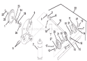 Gear Case And Impeller Diagram and Parts List for 920001 000101 Ariens Snow Blower