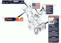 Part Location Diagram of 08000130 Ariens Decal, Front Panel, ST520