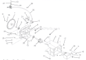 Brush Drive Unit Diagram and Parts List for 920008 000101 Ariens Snow Blower