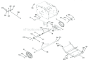 Friction Drive Diagram and Parts List for 920014 035000 Ariens Snow Blower