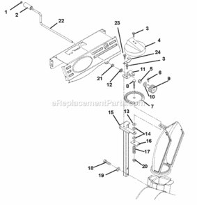 Part Location Diagram of 08000515 Ariens Decal, Compact 26