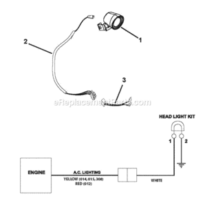 Discharge Chute Diagram and Parts List for 920015 000101 - 034999 Ariens Snow Blower