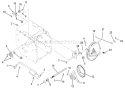 Friction Drive Diagram and Parts List for 920300 000101 Ariens Snow Blower