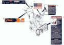 Decals Diagram and Parts List for 920301 000101 Ariens Snow Blower