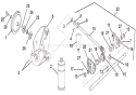 Gear Case And Impeller Diagram and Parts List for 920301 000101 Ariens Snow Blower