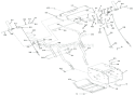 Handlebars And Controls Diagram and Parts List for 920301 000101 Ariens Snow Blower