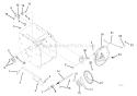 Friction Drive Diagram and Parts List for 920302 000101 Ariens Snow Blower