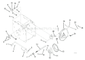 Friction Drive Diagram and Parts List for 920307 000101 Ariens Snow Blower