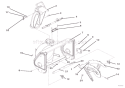 Auger And Chute Diagram and Parts List for 920401 000101 Ariens Snow Blower