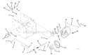 Friction Drive Diagram and Parts List for 920401 000101 Ariens Snow Blower