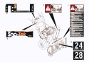 Part Location Diagram of 08000629 Ariens Decal- Dash - Sno-tek