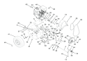 Engine And Belt Drive Diagram and Parts List for 920404 035000 Ariens Snow Blower