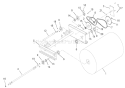 Brush Frame Diagram and Parts List for 920500 000101 Ariens Snow Blower