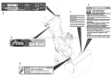 Decals Diagram and Parts List for 920500 000101 Ariens Snow Blower