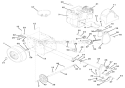 Engine And Belt Drive Diagram and Parts List for 920500 000101 Ariens Snow Blower