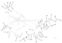 Friction Drive Diagram and Parts List for 920500 000101 Ariens Snow Blower
