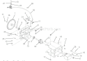 Brush Drive Unit Diagram and Parts List for 920501 000101 Ariens Snow Blower