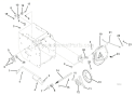 Friction Drive Diagram and Parts List for 920501 000101 Ariens Snow Blower