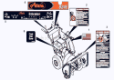 Decals E Diagram and Parts List for 921001 000101 Ariens Snow Blower