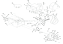 Engine And Belt Drive Diagram and Parts List for 921002 000101 Ariens Snow Blower