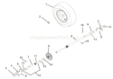 Wheels And Axles Diagram and Parts List for 921003 000101 Ariens Snow Blower