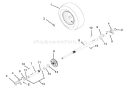 Wheels And Axles Diagram and Parts List for 921004 000101 Ariens Snow Blower