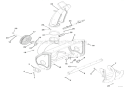 Auger And Chute Diagram and Parts List for 921010 000101 Ariens Snow Blower