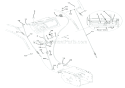 Cables And Controls Diagram and Parts List for 921010 000101 Ariens Snow Blower