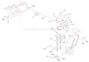 Discharge Chute Diagram and Parts List for 921010 000101 Ariens Snow Blower