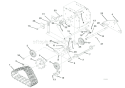 Track And Axles Diagram and Parts List for 921014 000101 Ariens Snow Blower