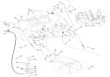 Cables And Controls Diagram and Parts List for 921013 015001 Ariens Snow Blower