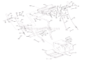 Handlebars And Controls Diagram and Parts List for 921019 000101 Ariens Snow Blower
