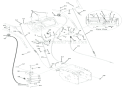 Cables And Controls Diagram and Parts List for 921018 000101 Ariens Snow Blower