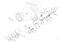 Wheels And Axles Diagram and Parts List for 921020 000101 Ariens Snow Blower